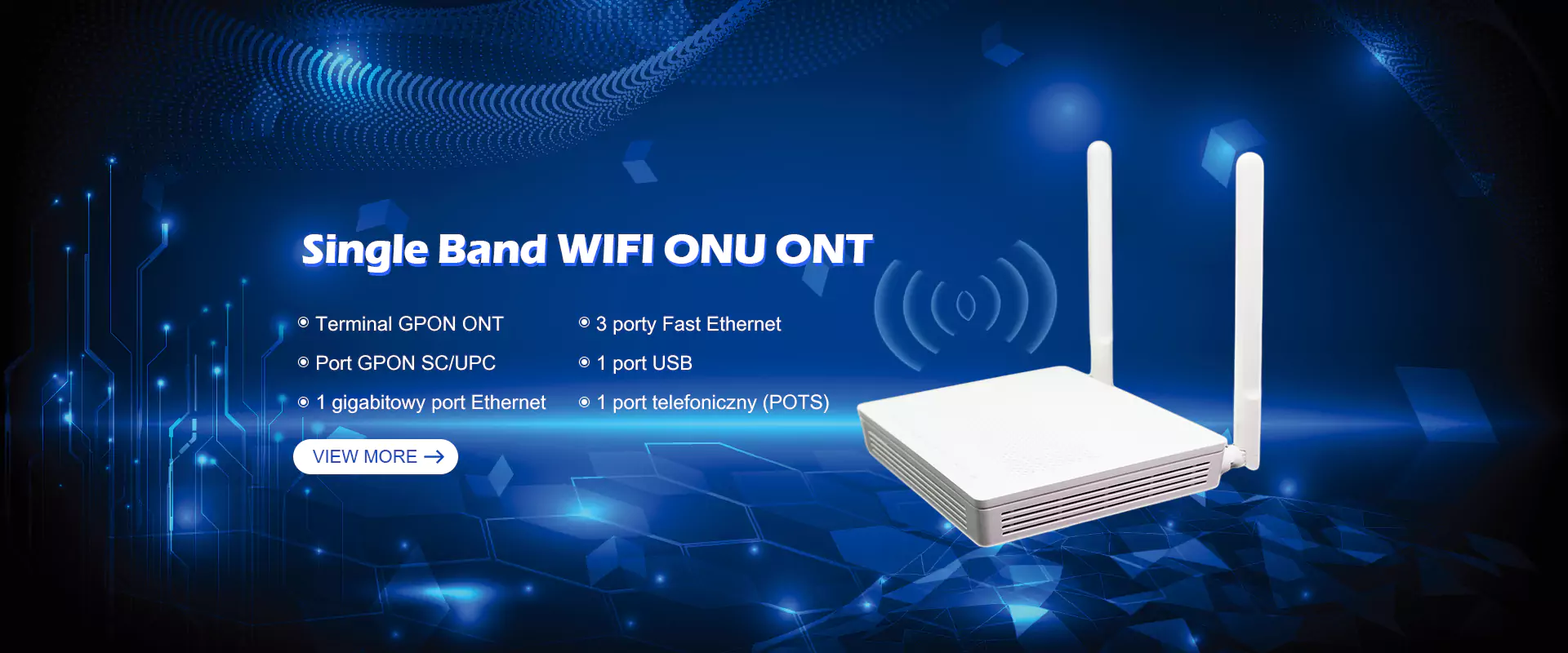 Pemasok band tunggal wifi onu